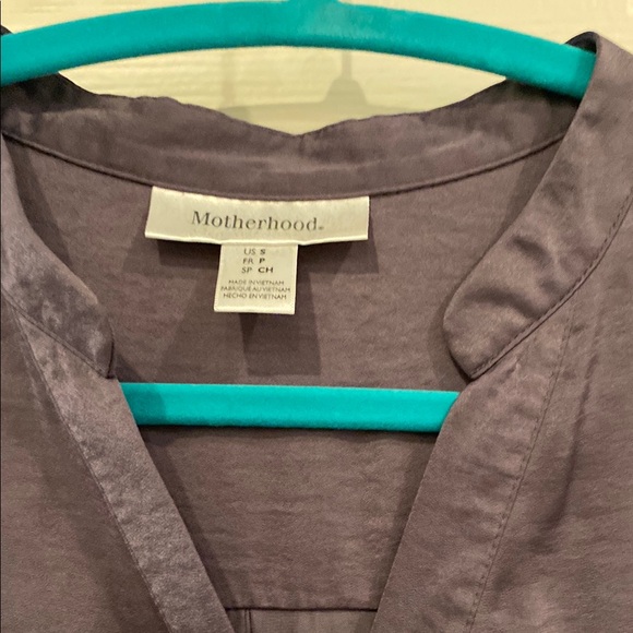 Motherhood Purple Lightweight Dress - Picture 6 of 10